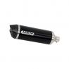 Silencieux RACE-TECH homologué alu noir embout carbone ARROW C650 Sport 2016-2020