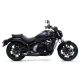 Silencieux Rebel homologué embout aluminium noir ARROW Vulcan 650S 2015-2024