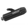 Silencieux homologué Rebel acier noir embout carbone ARROW XSR700 2021-2024