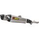 Double silencieux AKRAPOVIC titane/carbone ZZR1400/ZX14R 2012-2020