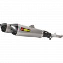 Double silencieux AKRAPOVIC titane/carbone ZZR1400, ZX14R 2012-2020