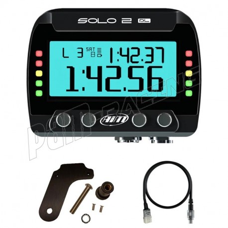 Kit Chronomètre GPS SOLO 2 DL AIM GSXR600/750/1000 2001-2021 plug&play