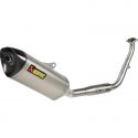 Ligne d'échappement racing inox/titane Akrapovic MT-125 2021-2025, YZF-R125 2019-2025