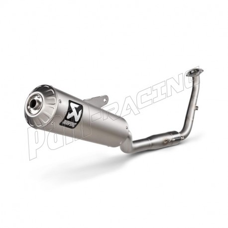 Ligne d'échappement racing inox/titane Akrapovic XSR125 2021-2024