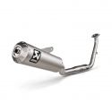 Ligne d'échappement racing inox/titane Akrapovic XSR125 2021-2024