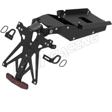 Support de plaque réglable LIGHTECH Multistrada V4/S 2021-2022 sans radar