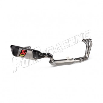 Ligne d'échappement racing inox/titane Akrapovic Tracer 900/GT 2021-2024
