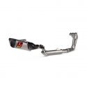 Ligne d'échappement homologuée inox/titane Akrapovic Tracer 9/GT/GT+ 2021-2024