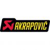 Sticker de pot autocollant logo Akrapovic 200x60 mm