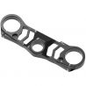 Té de fourche aluminium noir LIGHTECH RSV4 2009-2025
