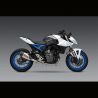 Ligne complète racing inox AT2 Yoshimura GSX-8R 2024-2026, GSX-8S 2023-2026