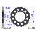 Couronne alu racing 520 pour jantes DYMAG, ZX6R, ZZR600, ZXR750, GSXR600/750, TL1000, GSXR1300 AFAM