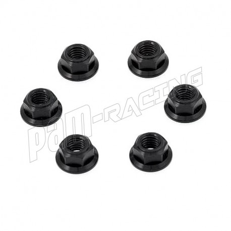 Ecrous pour Porte Couronne alu rapide 6 trous CNC RACING DUCATI
