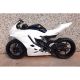 Carénage avant racing 4 parties fibre de verre ZX-4R/RR 2024 PLASTIC BIKE