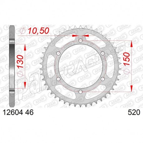 Couronne acier 520 AFAM XJ6/Diversion 2009-2016