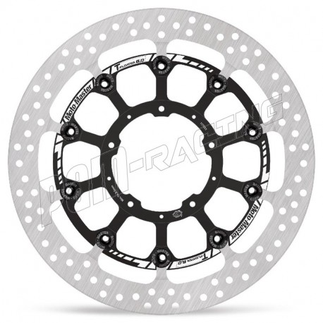 Disque de frein avant racing 100% flottant Halo T-Floater 320 mm ep 6.0 mm CBR1000RR SP1/SP2 2017-2019 Moto-Master