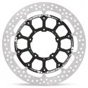 Disque de frein avant racing 100% flottant Halo T-Floater 320 mm ep 6.0 mm CBR1000RR SP1/SP2 2017-2019 Moto-Master