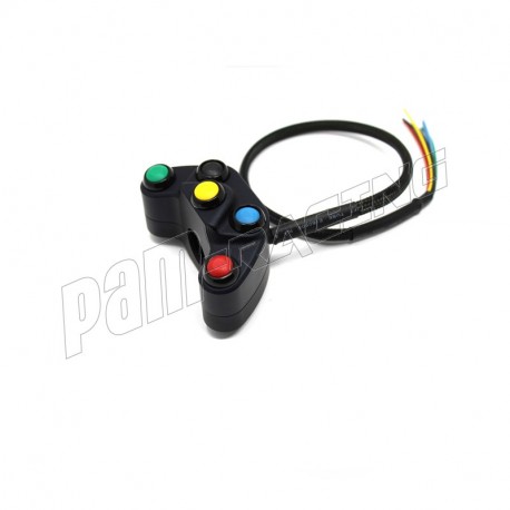 Commodo universel gauche 5 boutons VALTER MOTO