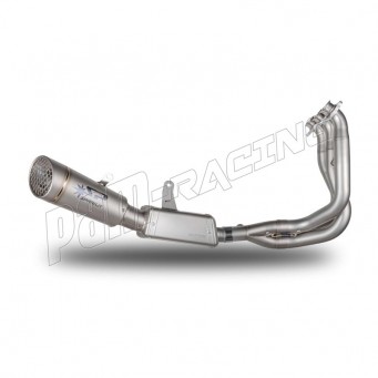 Ligne complète racing silencieux GRID-O montage bas avec pré-silencieux Street Triple 765 R/RS/MOTO2 2023-2026 SPARK