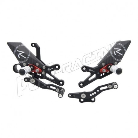 Commandes Reculées version R LIGHTECH CBR1000RR 2008-2019 avec ABS