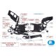 Pièce de rechange pour commandes reculées PP-Tuning R6 2017-2024