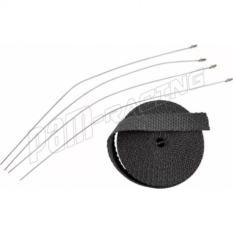 Kit bande thermique fibre de verre pour échappement DRAG Specialties