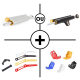 Kit Amortisseur de direction OHLINS, Collier et Support DUCABIKE Monster 696 2005-2015, Monster 1100/S 2009-2013
