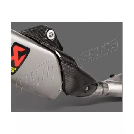 Pare-chaleur pour raccord titane suppression catalyseur pour silencieux SLIP-ON Akrapovic R1 2015-2025