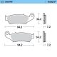 Plaquettes de frein avant Sinter Racing GP Moto-Master 93412