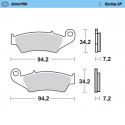 Plaquettes de frein avant Sinter Racing GP Moto-Master 93412