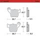 Plaquettes de frein arrière Sinter Racing Moto-Master 94311