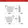Plaquettes de frein arrière Sinter Racing Moto-Master 94311