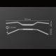 Guidon Streetbike 0239 aluminium ABM diamètre 22.2 mm