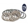 Kit disques garnis + lisses pour embrayage à sec STM 48 dents DUCATI