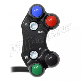 Commodo racing et route droit 4 boutons JETPRIME Street Triple 765 R/RS, Tiger 800/850/900