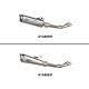 Demi-ligne racing Ø60 mm titane MT-10 2016-2020, R1 2015-2024 SPARK