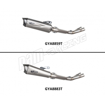 Demi-ligne racing Ø60 mm titane MT-10 2016-2020, R1 2015-2024 SPARK