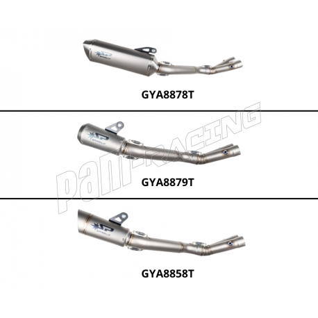 Demi-ligne racing Ø60 mm collecteur inox ou titane + silencieux titane R1 2015-2026 SPARK