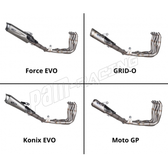 Ligne complète racing silencieux titane R1 2015-2024 SPARK