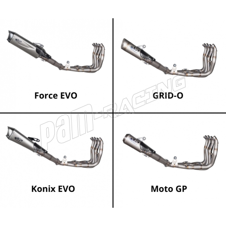 Ligne complète racing silencieux titane R1 2015-2024 SPARK