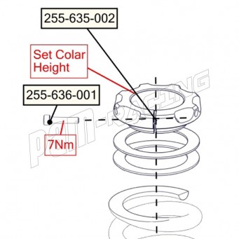 Bague de réglage de précontrainte amortisseur DDS LITE K-TECH