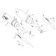 Pièces de rechange pour double silencieux racing inox ou carbone R-77 Yoshimura GSX1300R Hayabusa 2021-2024