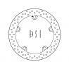Disque de frein avant fixe série oro avec kit rivets BREMBO BMW 168B407D6