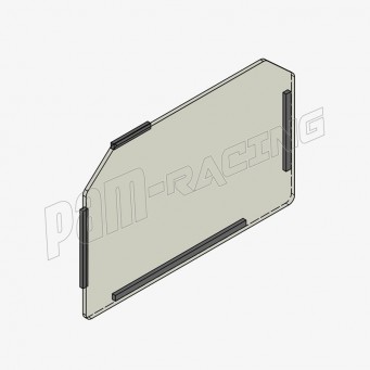 Vitre de remplacement pour Protection de tableau de bord CBR600RR 2024-2026 Bonamici Racing