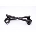Guidons bracelets 10 degrés ou réglable 7-13° diam 45 mm relevés 28 mm PP TUNING