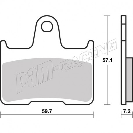 Plaquettes de freins arrière sinter origine M1000R, M1000RR, M1000XR 2021-2024