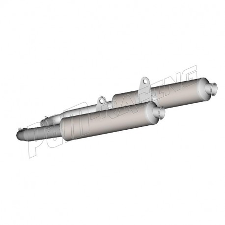 Double silencieux RONDS ST2 1997-2003 SPARK 