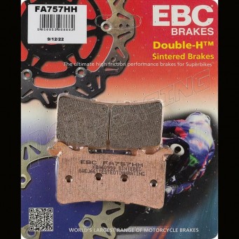 Plaquettes de frein avant sintered metal FA757HH EBC Brakes M1000R, M1000RR, M1000XR, S1000RR, CBR1000RR-R 2020-2025