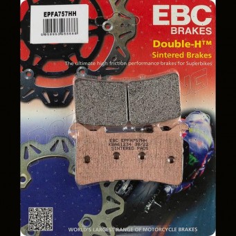 Plaquettes de frein avant sintered metal EPFA-HH EBC Brakes M1000R, M1000RR, M1000XR, S1000RR, CBR1000RR-R 2020-2025
