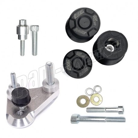 Tampons de protection avec platines de déport GSG MOTO ZX6-R 636 2024-2025